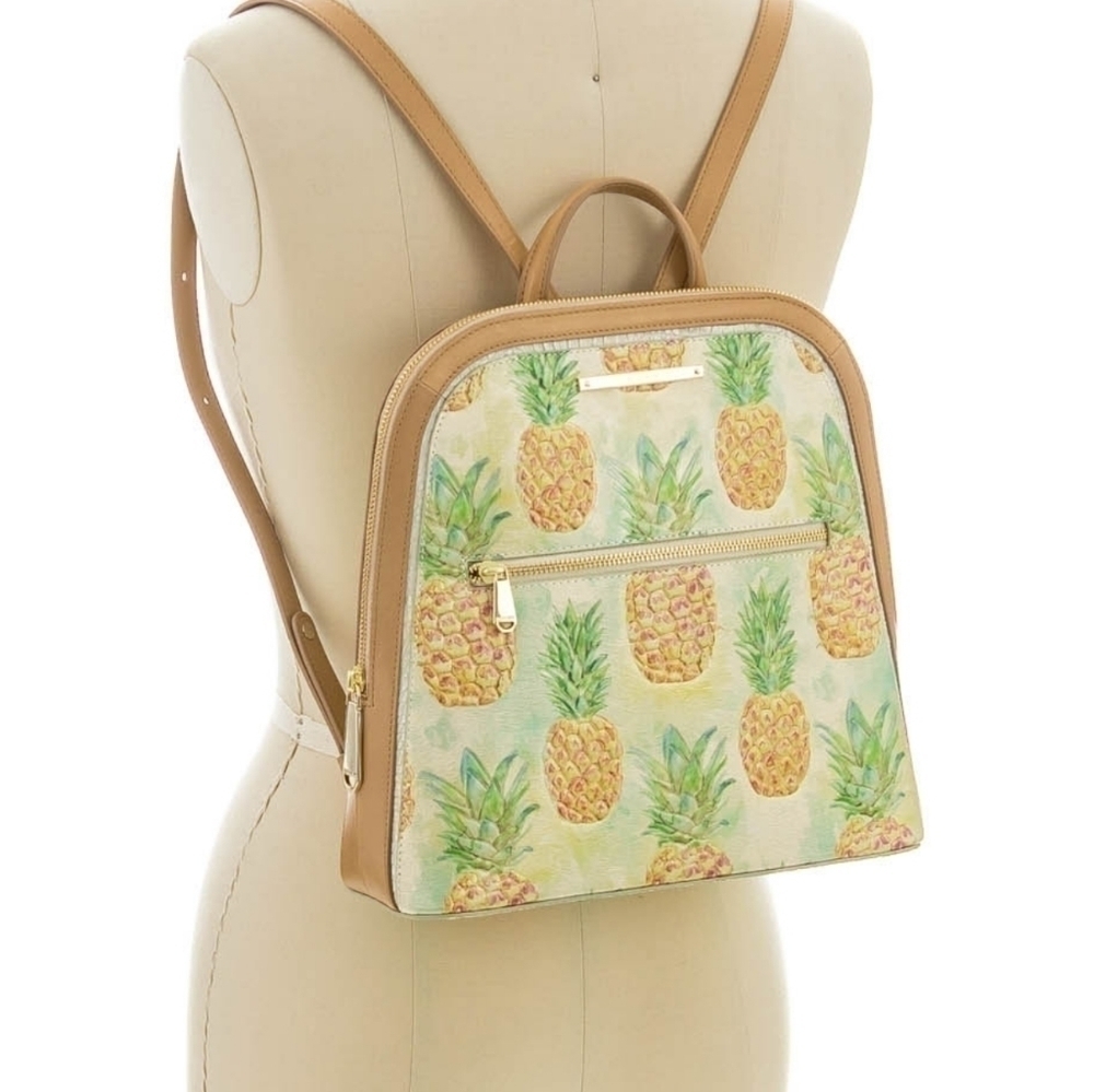 ✨️ NWT BRAHMIN DESIGNER PURSE BACKPACK BAG Hard to Find Italian Leather